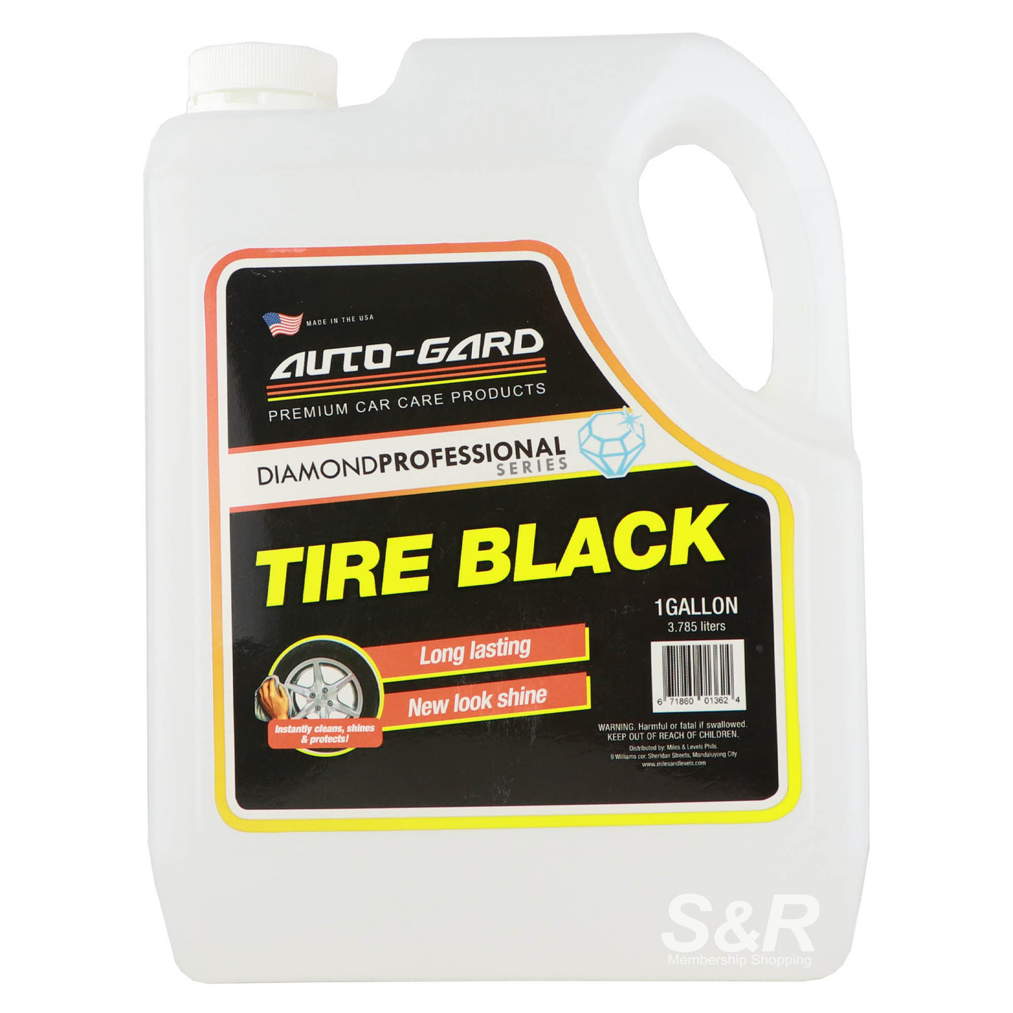 Auto-Gard Tire Black 3.79L